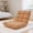 Beige, variant on Topcobe Adjustable 14-Position Cushioned Floor Chair, Single Sofa Bed for Living Room, Simple Stylish Design, Pink