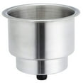 thumbnail image 3 of 6X Soporte de Vasos de Acero Inoxidable Cepillado con Drenaje Autocaravana de Marino, 3 of 5