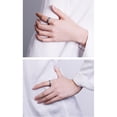 thumbnail image 2 of braveheart Clouding Men Ring Replacement Decorative Fashionable Adjustable Open End Electroplated Anti-rust Festival Rings, 2 of 6