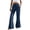 Blue, variant on felwors Women's Linen Cotton Flare Pants – Wide Leg Drawstring Waist Lounge Pants, Breathable Summer Bottoms for Casual Wear, Beach, Travel, and Everyday Comfort (Light Blue, XXL)