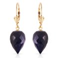 thumbnail image 2 of Galaxy Gold 14K Yellow Gold Natural Sapphire Dangle Earrings - September Birthstone - Energy & Devotion - Fine Jewelry for Women, 2 of 3