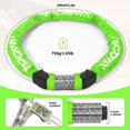 thumbnail image 2 of Candado con cadena para bicicleta Topcrown Upgrade, metal, 1,0 m, alta seguridad, 2 of 6