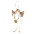 thumbnail image 2 of Adornos navideños de tela de pelusa elfo Ángel muñeco colgante árbol Wdftyju decoración de dormitorio para fiesta en casa regalo para niños, 2 of 3