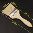 thumbnail image 4 of 3 Pieces 1/2/3 Inch Pastry Brushes Basting Oil Brush Hardwood Handles for Baking, Grilling, Cooking and Spreading Oil, Butter, BBQ Sauce, or Marinade Kitchen Gadgets, 4 of 7