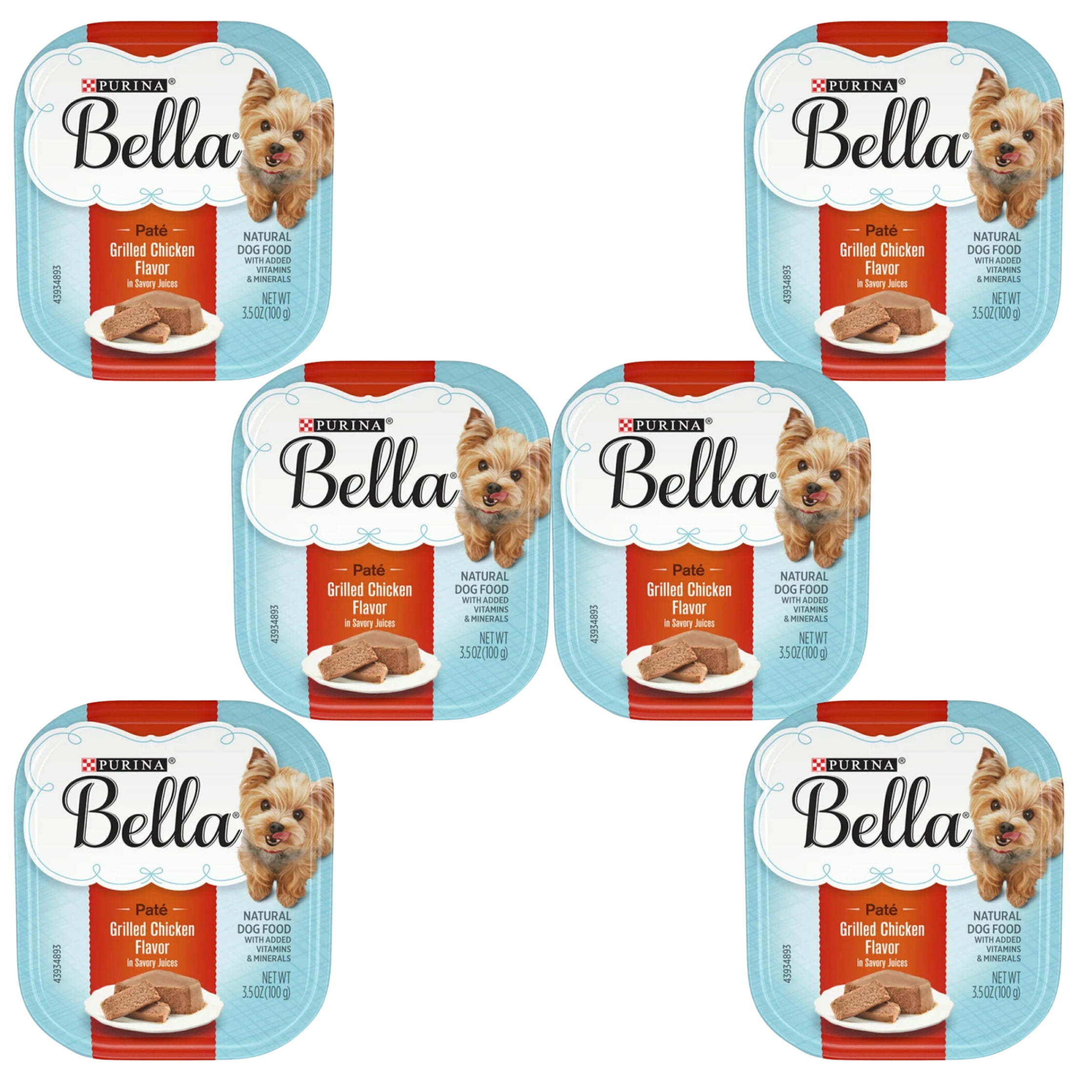 JSC Purina Bella Grilled Chicken Pate in Savory Juices 3.5 oz. Grains