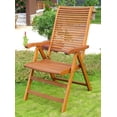 thumbnail image 2 of international caravan furniture piece set of 2 freeport 5-position folding arm chair, 2 of 3