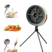 SIfdSeng Portable Range Hood Outdoor Camping Indoor Barbecue High Wind Range Hood Home Desktop Range Hood Fan