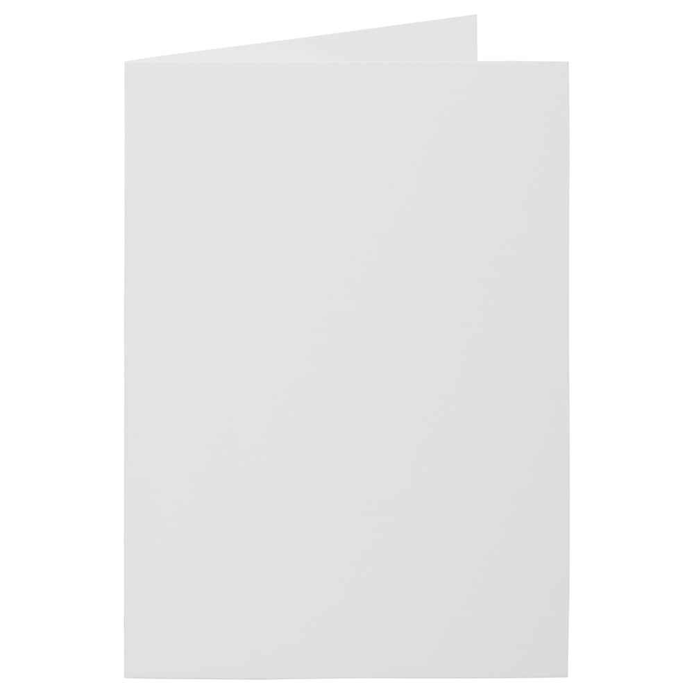 JAM Paper Foldover Cards, 5 1/4 x 7 1/4, 25/Pack, Bright White Wove