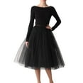 thumbnail image 2 of Rosenvy Women's A-Line Knee-Length Tulle Petticoat Skirt, 2 of 4