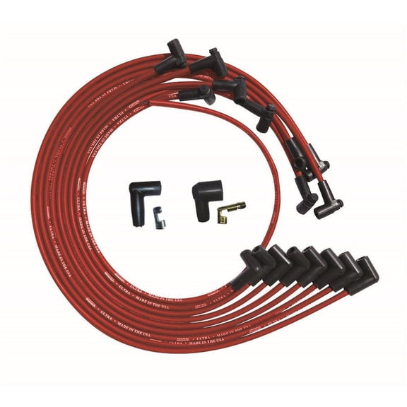 Moroso Ultra Plug Wire Set SBC Under V/C Red