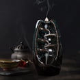 thumbnail image 3 of Decorativa Soporte de incienso Quemador de incienso de cascada de reflujo de cerámica con 50 conos (C) Likrtyny Decoraciones, 3 of 6