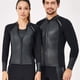 thumbnail image 2 of DIVE SAIL Traje de buceo 2MM Pantalones cortos de manga larga Traje de neopreno Rash Guards Artesanía exquisita Sensación de cuerpo fresco Snorkel Trajes camisa masculina 3XL Methold  OD019363-06, 2 of 6