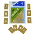 thumbnail image 2 of Oil Board Lettering Stencils - 1/2" Set, 2 of 2
