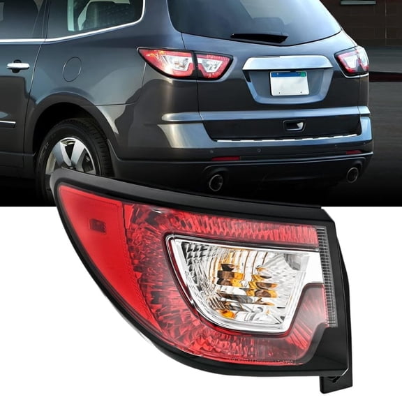 Nilight Taillight Assembly Compatible with 2013 2014 2015 2016 2017 Chevy Traverse Tail Light Replacement OE Style Driver Side with Bulbs