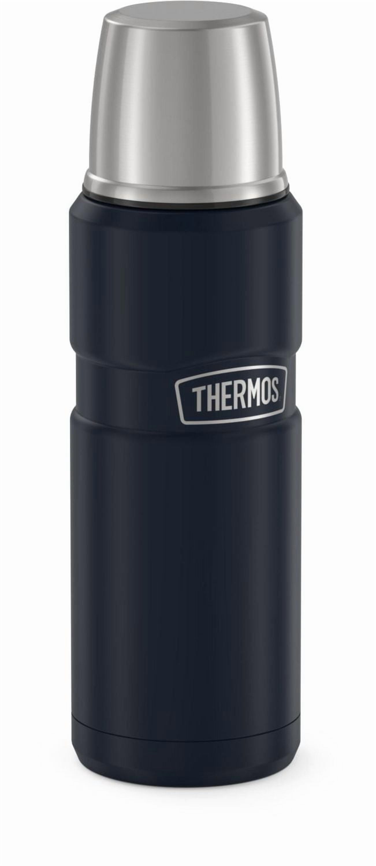 Thermos Stainless King Vacuum-Insulated 16 Oz Compact Bottle, 16 Oz, Midnight Blue
