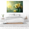 thumbnail image 3 of Mudket Framed Canvas Wall Art Ready to Hang, Lemon Flower Still Life Wall Art, Vintage Botanical Wall Decor, Farmhouse Wall Pictures for Kitchen Living Room Bathroom Office - 12"L x 8"W, 3 of 10