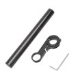 thumbnail image 2 of Extensiones de manillar de aleación de aluminio para bicicletas y motocicletas, extensor de manillar de bicicleta con soporte de abrazadera de montaje doble, apto para manillares de 0,87'' a, 2 of 5