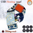 thumbnail image 1 of Womens' Hearting Warming Scarf FashionableSmart Mobile Power USB Charging Neck And Shoulder Winter Cold Protection And Warm Heating Men And Women Scarf, 1 of 5