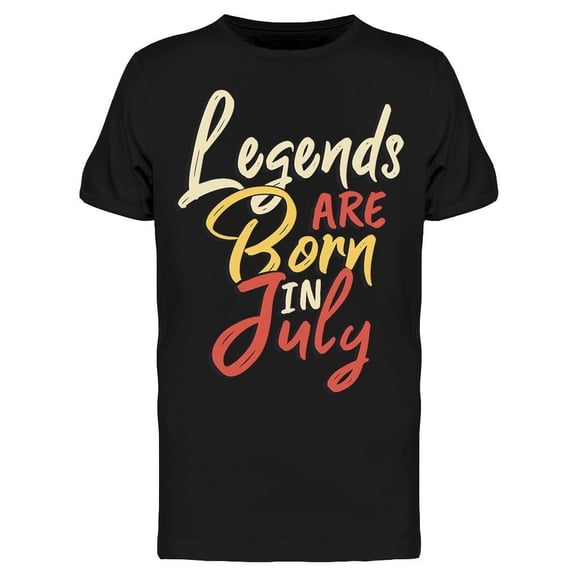 The Legends Born In July Tee Men's -Image by Shutterstock Men's T-shirt