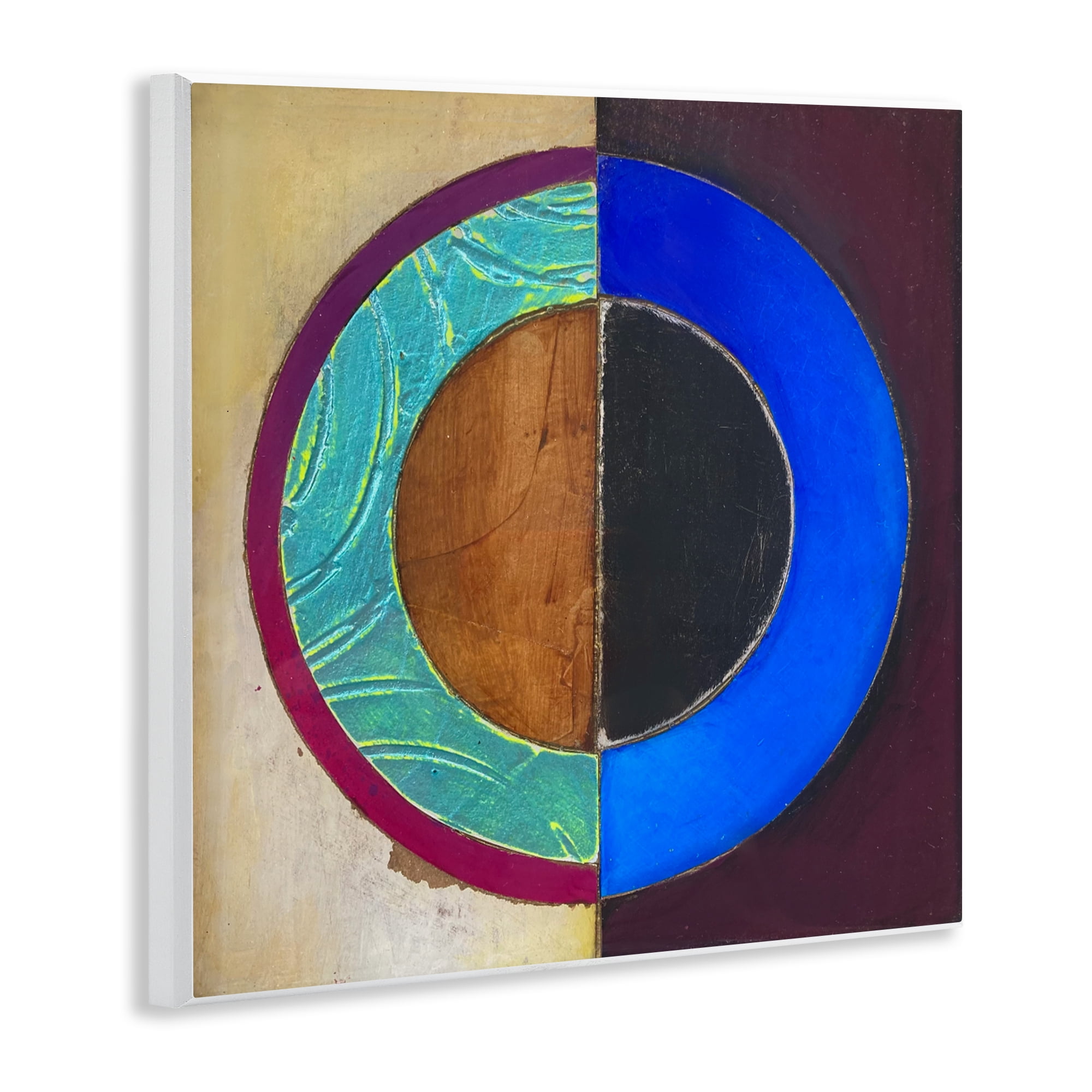 Stupell Industries Nautical Split Circle Wall Plaque Art, design by Matthew Finger