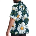 thumbnail image 3 of Daisy Men's Casual Button Down Short Sleeve Printed Summer Beach Shirts, 3 of 6