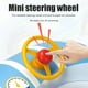thumbnail image 3 of Flotador de piscina inflable para bebé con dosel, flotador de natación para bebé en forma de coche con asiento de seguridad, bocina de volante para juegos al aire libre en la playa de verano infantil, 3 of 8