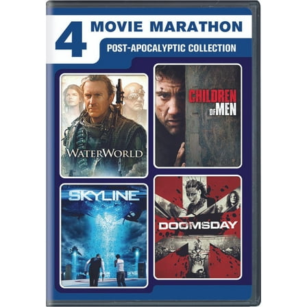 4-Movie Marathon: Post-Apocalyptic Collection (Waterworld / Skyline / Children of Men / Doomsday) (DVD)