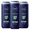 thumbnail image 1 of Gel de baño Nivea Men Maximum Hydration con aloe vera, 500 ml, paquete de 3, 1 of 9