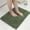 Green, variant on FloorHug Bathroom Rugs 20"x30", Chenille Bath Rugs Washable for Bathroom Floor, Soft and Absorbent Bath Mat Non-Slip, 1.2" Thick Plush Fluffy Bathroom Mat for Tub and Shower, Black