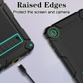 thumbnail image 6 of SUPNICE Shockproof Rugged Case for Samsung Galaxy Tab A11+ Plus 11” 2026 / A9+ Plus 11 Inch 2023 with Kickstand for Men Kids Toddler Boys Girls,Turquoise, 6 of 8