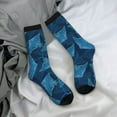 thumbnail image 5 of KLL Stingray Print Cool Socks Men's Women's Crew Socks Funny Crazy Novelty Stockings, 5 of 6