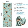 thumbnail image 2 of German Shepherd Dog and Music Hot Yoga Mat Towel Non Slip for Hot Yoga - Quick-Drying Yoga Mat Cover with 4 Corner Pockets with Travel Bag - Hot Yoga Towel Non Slip 70"x26", 2 of 6