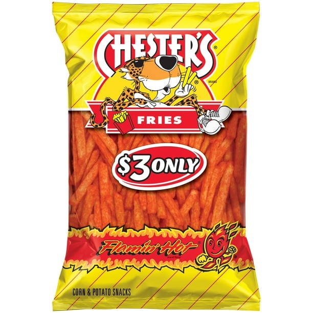 Chester's Flamin' Hot Fries Corn & Potato Snacks, 9.375 Oz. Walmart