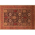 thumbnail image 1 of Ahgly Company Indoor Rectangle Oriental Orange Industrial Area Rugs, 8' x 12', 1 of 4