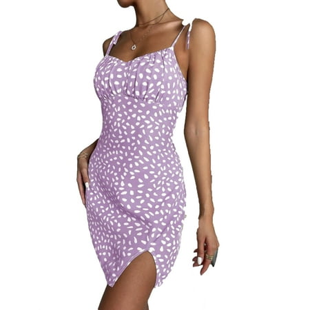 

Glamorous Women s Dalmatians Ruched Bust Cami Short Dress L(8/10)