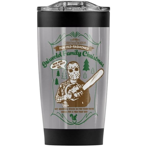 Christmas Vacation/Bend Over I'Ll Show You Stainless Steel Tumbler 20 oz Coffee Travel Mug/Cup, Vacuum Insulated & Double Wall with Leakproof Sliding Lid | Great for Hot Drinks and Cold Beverages