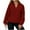 Wine, variant on Lenpel Oversized Sweatshirts for Women Trendy V Neck Long Sleeve Casual Loose Pullover Sweater Tops Fall Winter Outfits(Wine,X-Large)