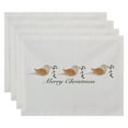 thumbnail image 2 of Simply Daisy 18" x 14" Merry Christmas Birds Word Print Placemats, Set of 4, 2 of 2