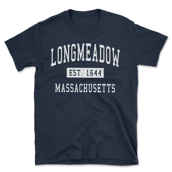 Longmeadow Massachusetts Classic Established Men's Cotton T-Shirt