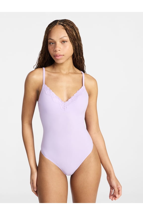 Fit Stretch Lace Wireless Bodysuit, Women's XS-XXXL