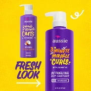 Aussie 3 Minute Miracle Curls Conditioner, for All Hair Types, Paraben Free, 16 fl oz