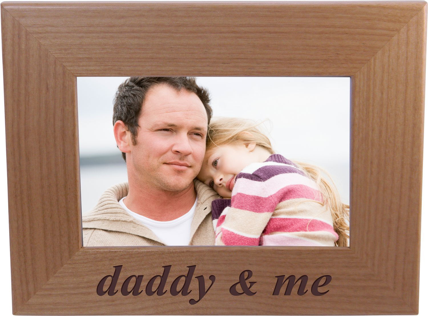 holds 4x6 inch picture My dad & me glass photo frame 