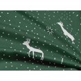thumbnail image 5 of oneOone Rayon Green Fabric Christmas Craft Projects Decor Fabric Printed By The Yard 56 Inch Wide, 5 of 8