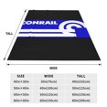 thumbnail image 3 of Manta polar Conrail, manta súper suave y acogedora, manta de franela ligera, suave y cómoda, mantas de felpa cálidas para sofá, cama, 3 of 5