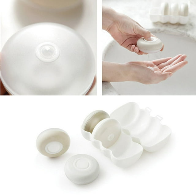 Dvkptbk Liquid Container 4Pcs Portable Empty Cosmetic Airless Bottle Plastic Pump Travel Bottle Home & Garden