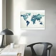 thumbnail image 3 of Office Wall Decor World Map Wall Art Of The World Wall Decor Poster Framed Stretched Canvas Wall Art for Living Room Bedroom Decor Canvas Prints Size : 20x16inch Ready To Hang, 3 of 4