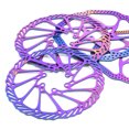 thumbnail image 2 of Generic Colorful Mountain Bike Disc Rotor - 6-Bolt Stainless Steel Brake Disc, 160mm/180mm G3/HS1 Models, Lightweight & Durable Design, 2 of 5