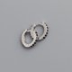 thumbnail image 1 of Pendientes de circonitas de color con microincrustaciones redondas de plata esterlina S925 de 7 mm para mujer de Europa y Estados Unidos, 1 of 6
