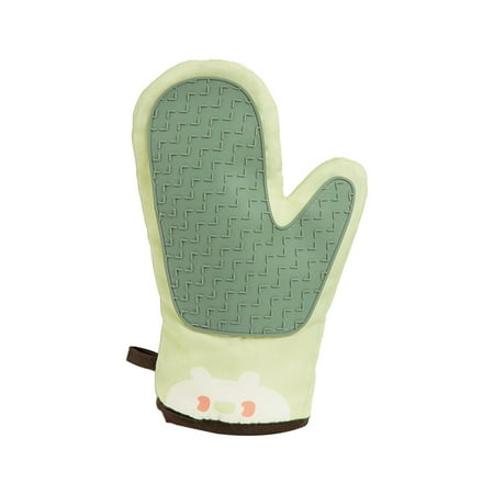 

QYZEU Vegetable Scrub Brush Non Gloves Medium Heat Insulating Gloves Heat Resistants Gloves Silica Gel Kitchen Heat Insulation Oven Gloves Baking High Temperature Resistants Thickened Microwave Oven