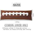 thumbnail image 2 of American Football Body Pillow Cover Rugby Leather Lace Fun Traditional Sport Ball Long Pillow Case Protector with Zipper Decorative Rectangle Soft Large Pillow Cases Covers for Bedding,Couch 20"x54", 2 of 4